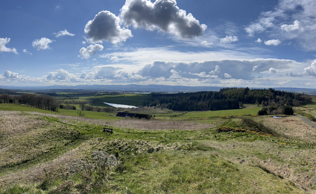 Been walking up the Bathgate Hills with an old school friend. Edinburgh on the horizon, the Forth bridges, stone circles. Didn’t appreciate any of this stuff when I grew up here.