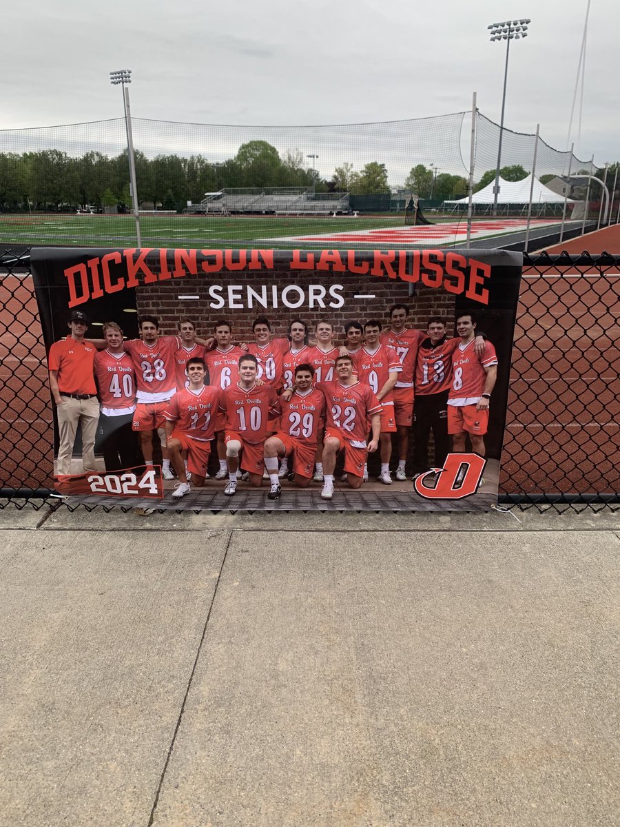 ⁦<a href="/DickinsonLax/">Dickinson Lacrosse</a>⁩ Senior Day.
Thanks 2024 seniors!