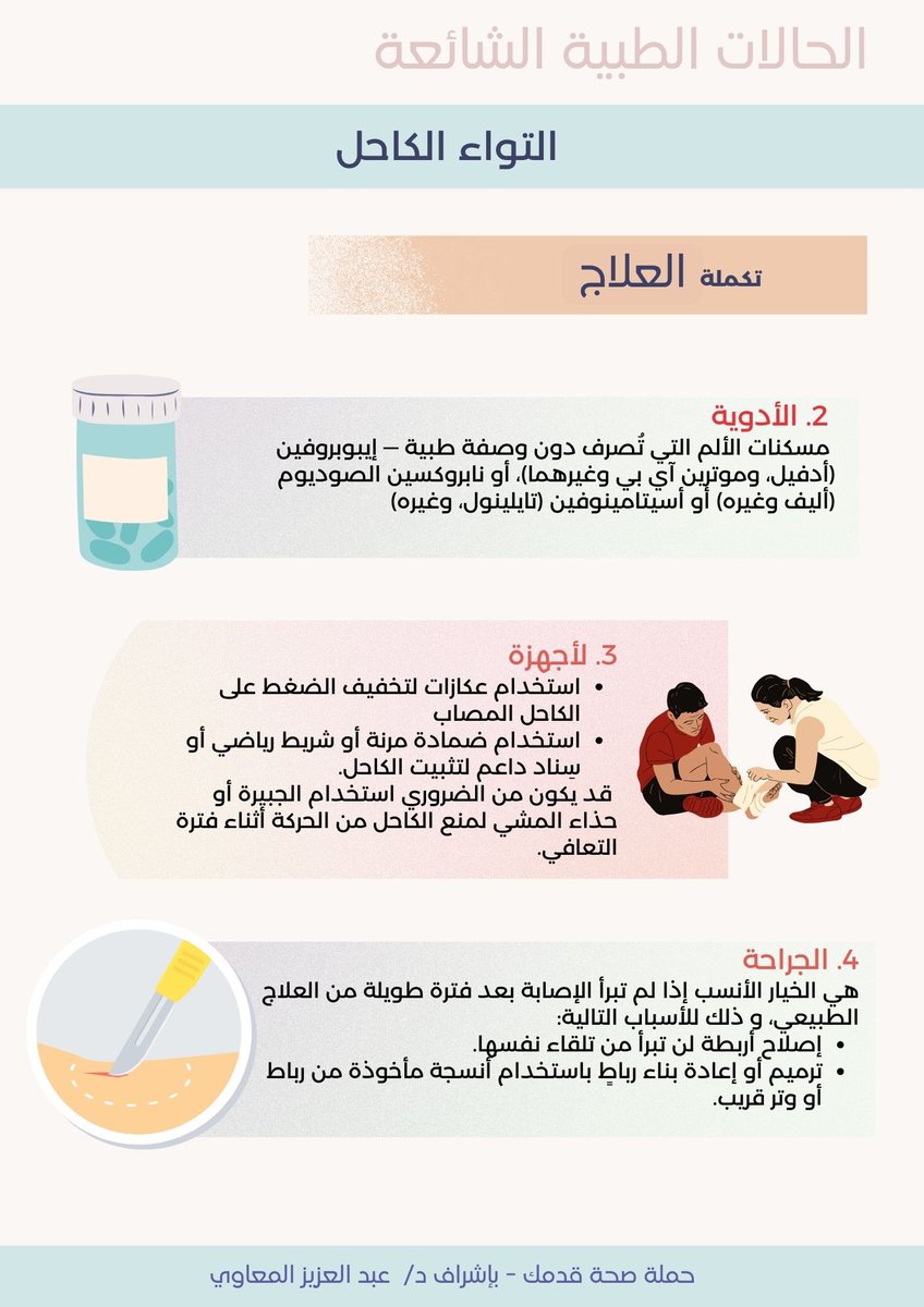 ماذا أفعل في حال تعرضت للإصابة 🤔