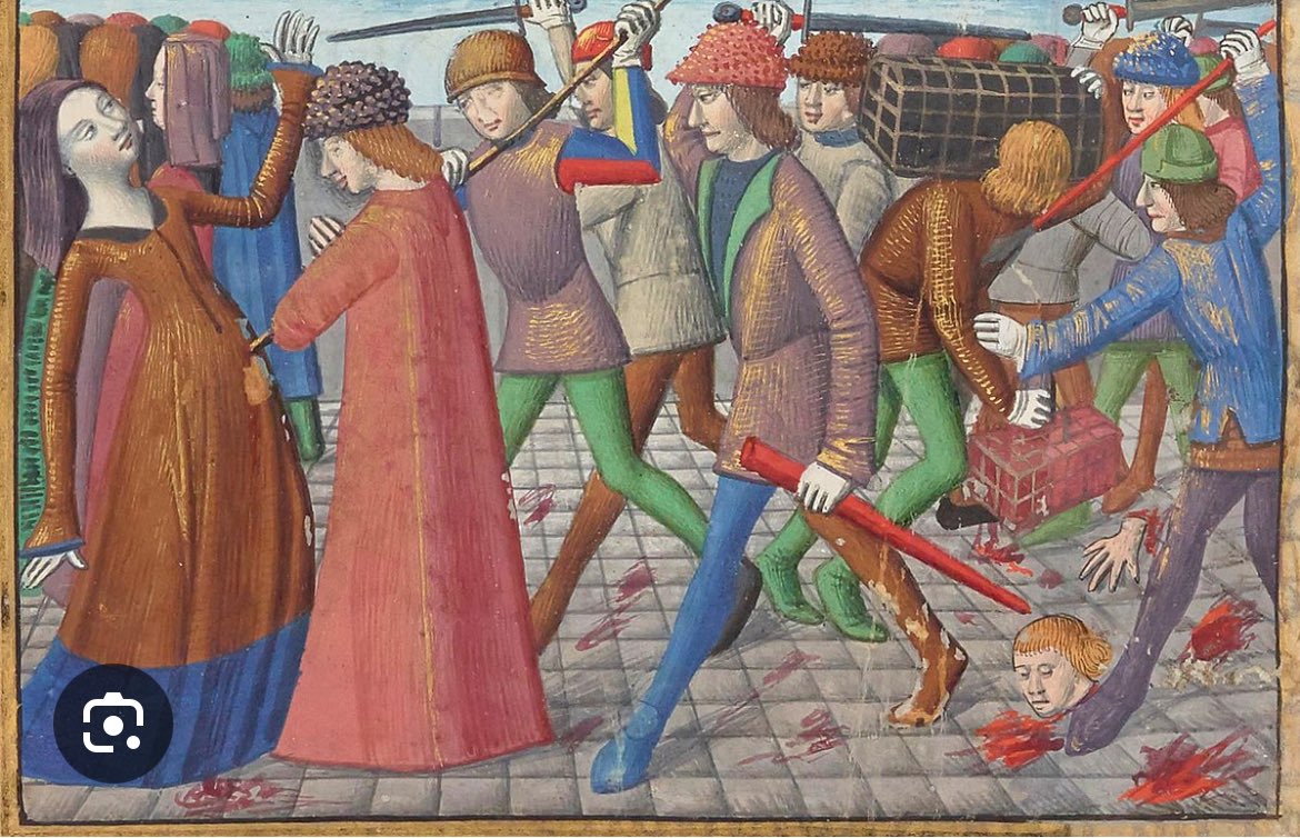 Le 27 avril 1413 les cabochons ou écorcheurs commandé par Simon Cabiche et allié de Jean sans Peur le duc de Bourgogne attaquent la Bastille et tuent le Prévost de Paris. Les universitaires en profitent pour élaborer les ordonnances cabochiennes…