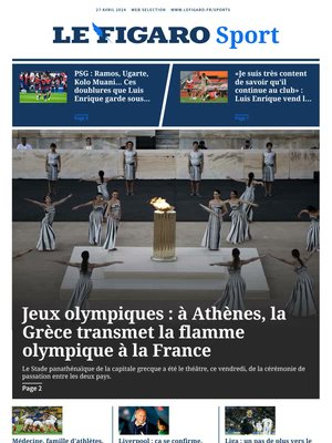 #primapagina #LeFigaro #edicola #rassegnastampa #Sportiva #27aprile