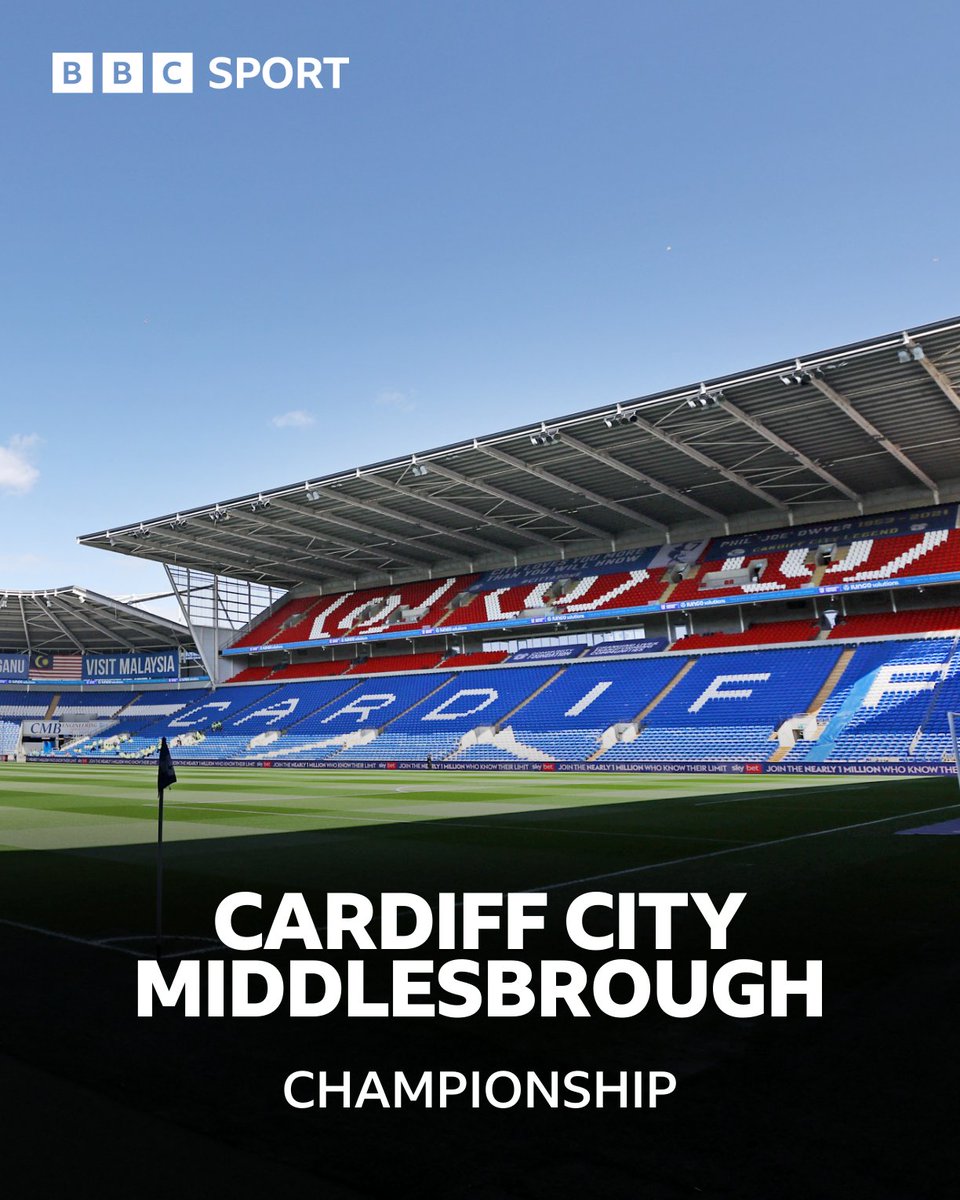 Final away trip of the season 🏴󠁧󠁢󠁷󠁬󠁳󠁿 🔵 Cardiff 🆚 Boro 🔴 🏟️ Cardiff City Stadium ⏰ KO 15:00 🎙️ @pauladdo 🗣️ @MarkosDiSantos & @nmaddo #Boro | #UTB | #BBCFootball