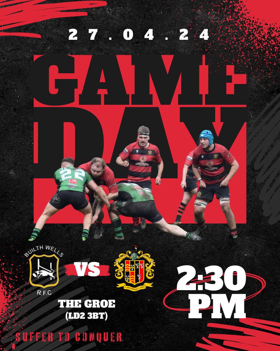 🏉GAME DAY🏉 We make the long journey to @BUILTHR today in what is sure to be a tough encounter with Builth stringing some strong results together recently. We appreciate all the support of you are able to make it 🇩🇪