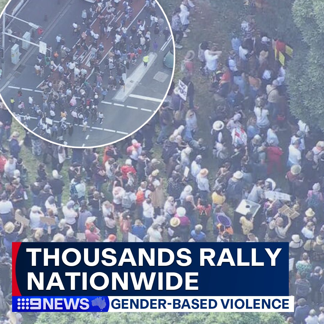9NewsSyd's tweet image. Thousands of people are gathering and marching in cities across the country this weekend, calling for an end to gender-based violence - including Prime Minister Anthony Albanese who will attend Canberra's rally tomorrow.

DETAILS: nine.social/FLT