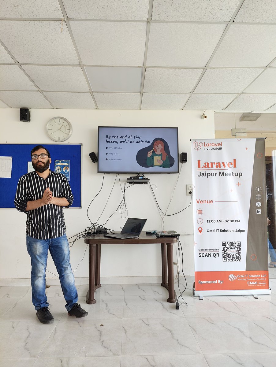 LaravelLive Jaipur 🐪 (@laravel_jaipur) on Twitter photo 👨💻 Introducing <a href="/ankushmalhotr/">ankush malhotra</a> at #LaravelLiveJaipur! Ankush will share valuable insights on Software Testing in Laravel applications. 👨💻 Introducing <a href="/ankushmalhotr/">ankush malhotra</a> at #LaravelLiveJaipur! Ankush will share valuable insights on Software Testing in Laravel applications.