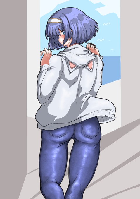 今日の日課はパーカーブルージーンズすずきつづみさんです 