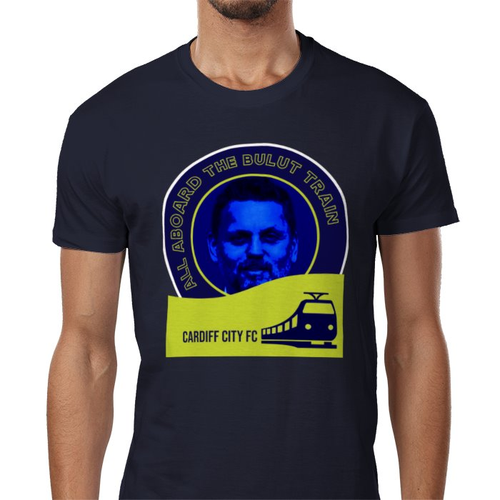 WPDigital2's tweet photo. ALL ABOARD! 🚂
The #BulutTrain arrives at the #CardiffCity stadium later today for the last time this Season but you can still grab one of these Tees of our denim-clad hero on my store here!
🛒 https://t.co/ofPFHNHhYt
#CardiffCityFC #CityasOne #Bulut https://t.co/c70Z0EcKvN