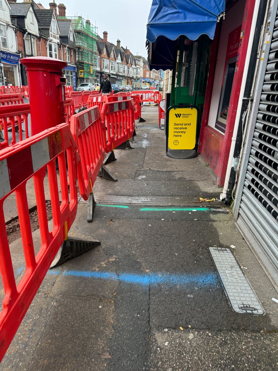 It may look like we are closed but we’re are in fact OPEN, no thanks to Openreach who have dug the pavement up over the last few days and it appears left it for the weekend, we also have lost around  10 parking spaces - not happy. We ARE here until 6pm.