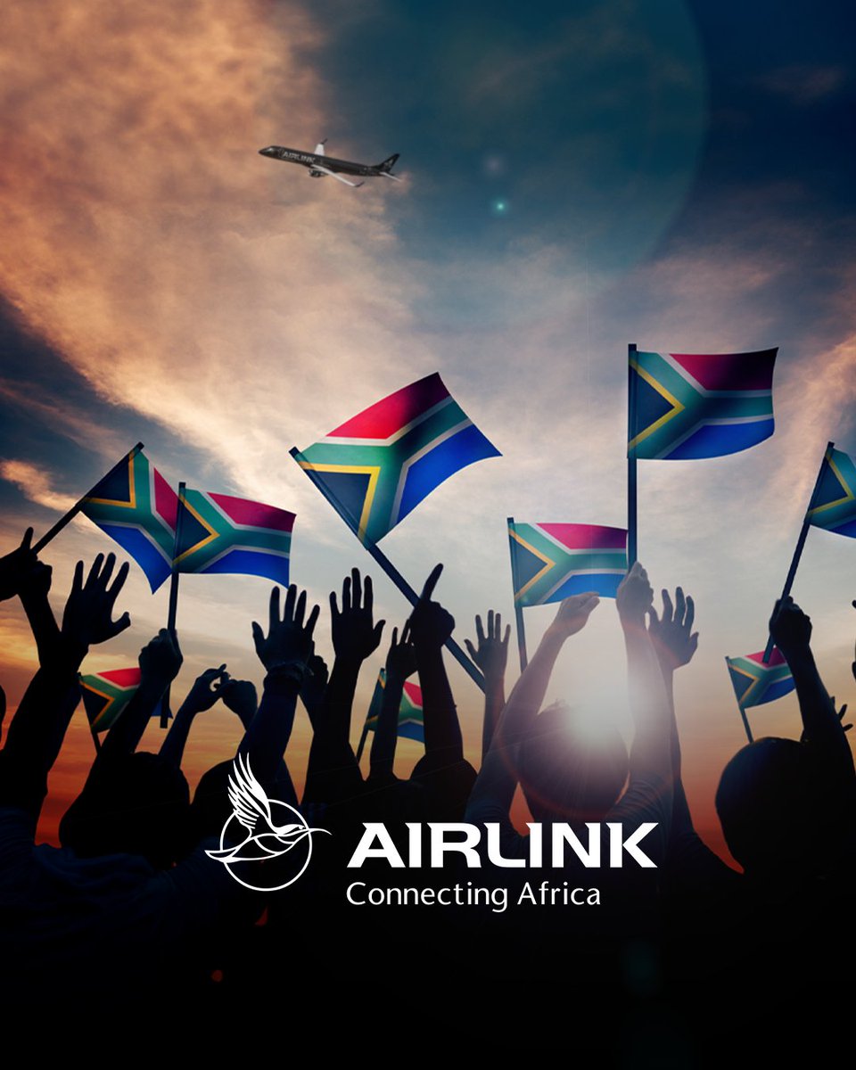 Marking #FreedomDay with pride! 🇿🇦✨ Reflect on our journey & celebrate the unity and diversity that define South Africa. Unity in diversity is our strength! Join the celebration. #FreedomDay2024 #Airlink #FlyAirlink #FlyTheLink #Skybucks