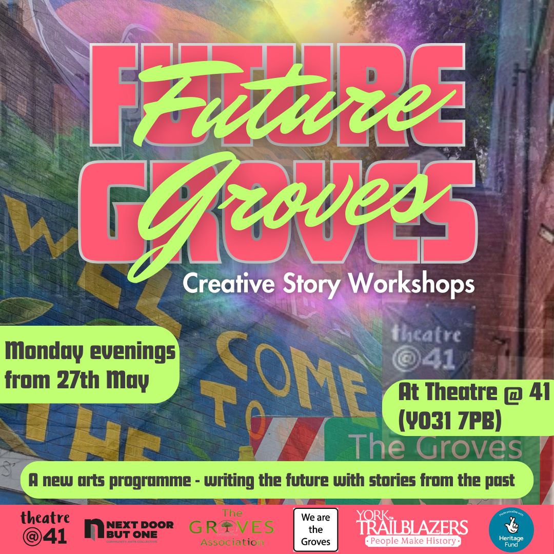 🤔Don’t forget🧐 Future Groves starts in one month - and you can still join in! buff.ly/3TiDrr3 Part of #YorkTrailblazers @41monkgate @paulbirch5 @yorkcivictrust @heritagefunduk @makeityork