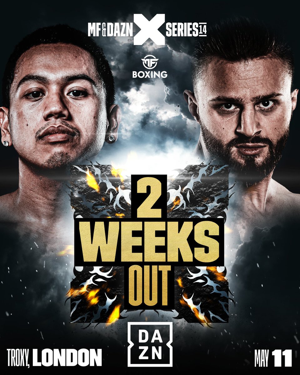 𝐓𝐰𝐨 𝐰𝐞𝐞𝐤𝐬 𝐨𝐮𝐭 ⏳ @therealsaltpapi makes his RETURN to the ring as he takes on @FerrariAmadeusz 🔥 🎟 tinyurl.com/XSeries14 🎟 @MF_DAZNXSeries | @KickStreaming | @PrimeHydrate | #XSeries14