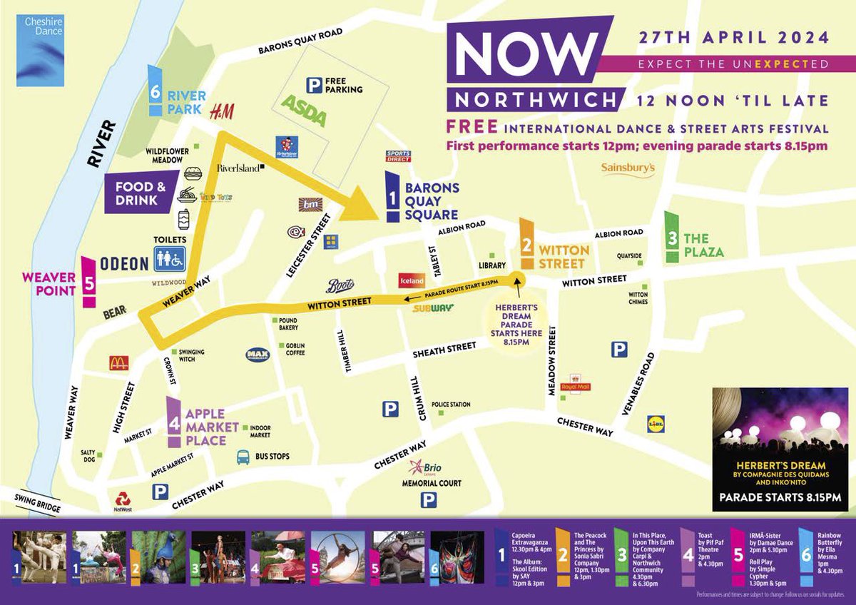 Come and immerse yourself in the spectacular world of @nownorthwich today, Saturday 27th April from 12pm! ✨ Get ready to have your senses captivated, your emotions stirred and your heart filled with wonder. 💫 More details - img1.wsimg.com/blobby/go/455a… #Northwich #Cheshire