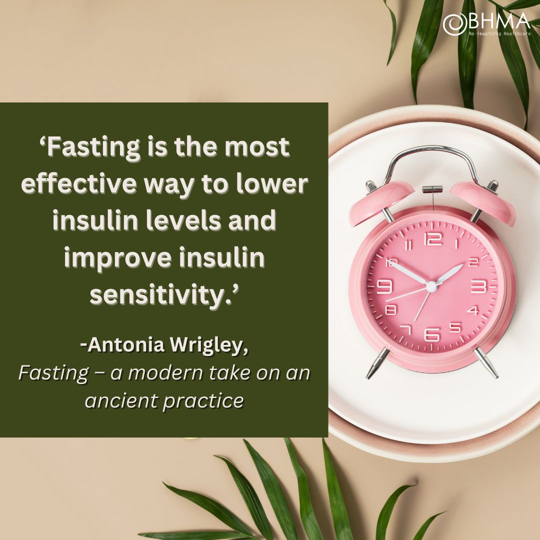 Fasting has been used for therapeutic religious and spiritual purposes since the dawn of civilisation, and probably from earlier times. Read more 🔗bhma.org/fasting-a-mode… #fasting #insulinsensitivity #timerestrictedfeeding #intermittentfasting #holistic #holistichealth