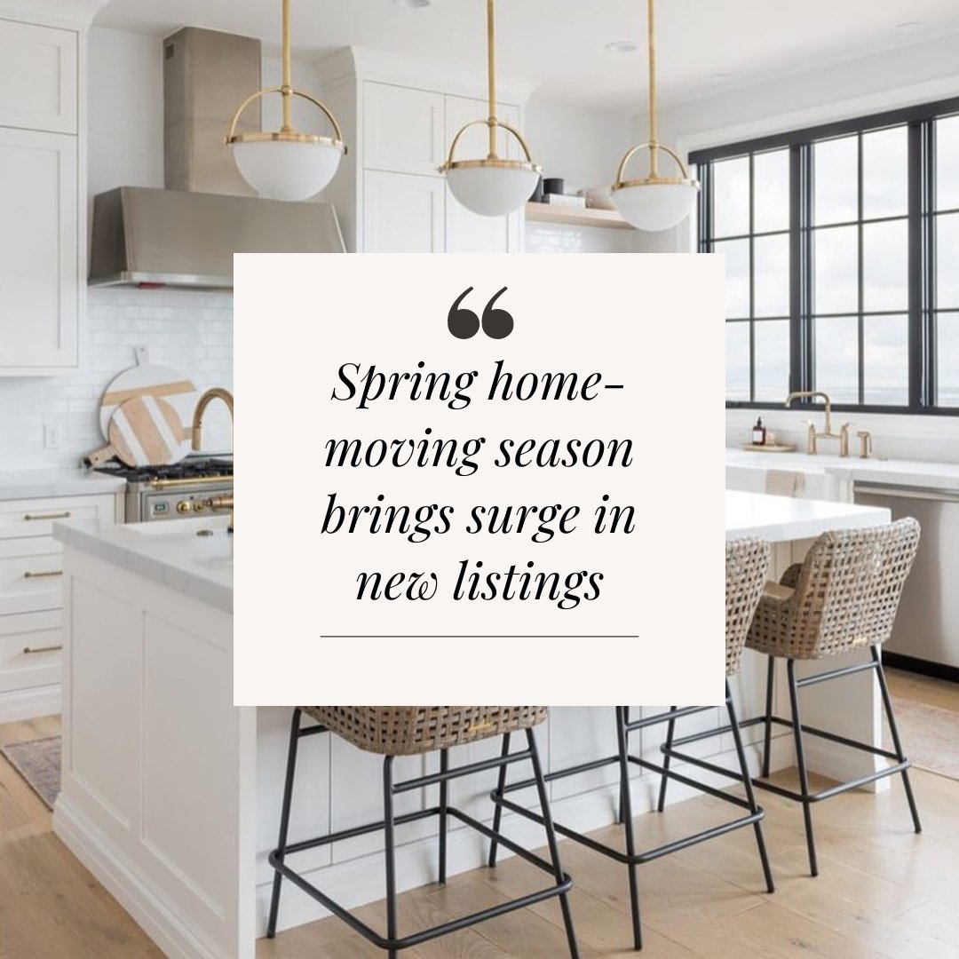 The Spring home-moving season is already warming up, with a surge of new sellers coming to market the day before the four-day Easter break
#Propertynews #Spring2024#Newlistings#Realestate #Marketupdate #Propertymarket #Surgeinlistings #Housingmarket #Propertytrends #Buyingahome