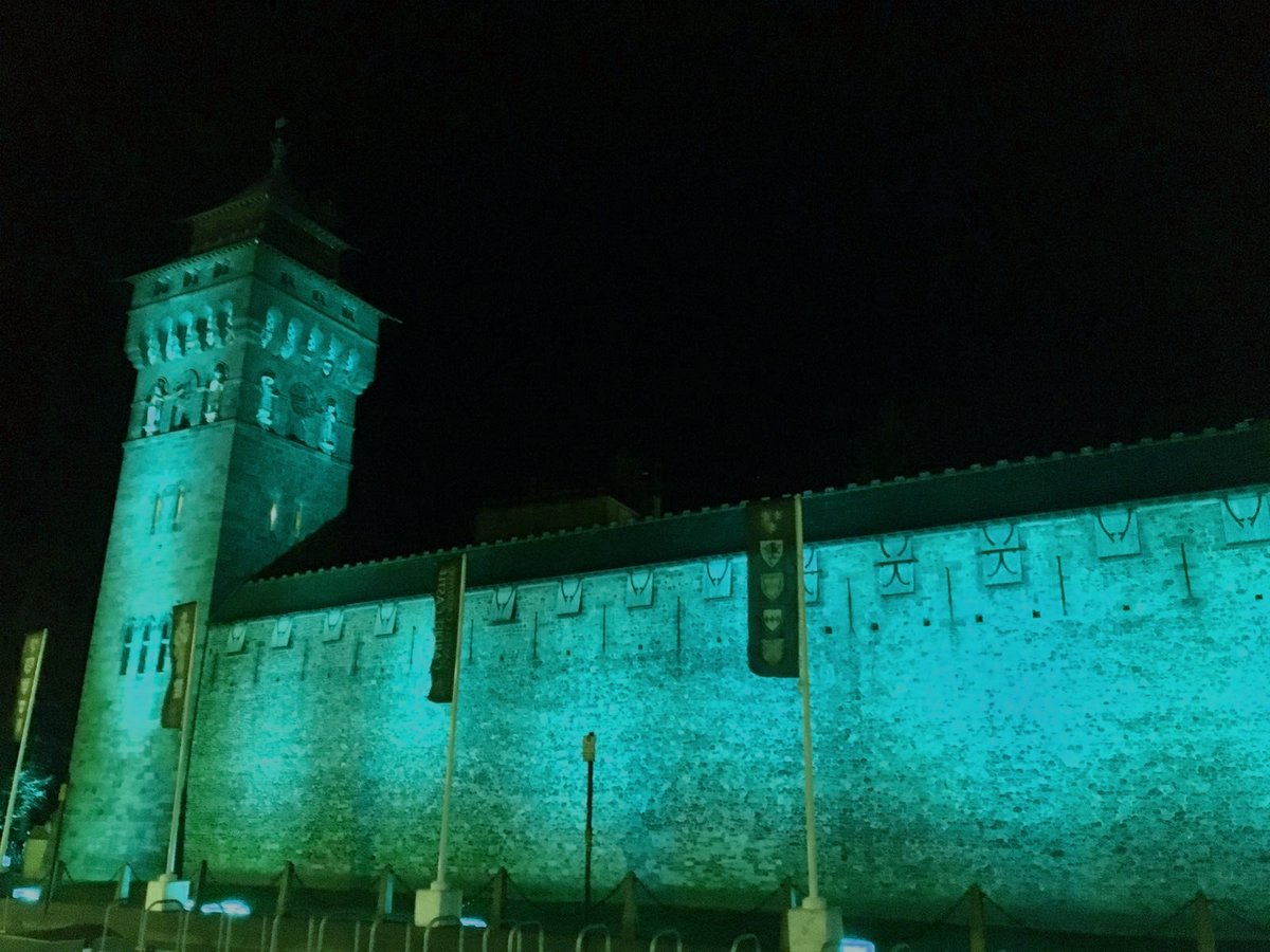 Tonight, #Cardiff Castle will be illuminated in teal in honour of Premenstrual Disorders Awareness Month and PMD Remembrance Day. 👉 orlo.uk/alJ42 @IAPMDglobal #PMDDAwarenessMonth2024 #PMD2024 #PMDD