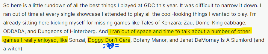 Woah! 😱 I got my first mention ever in an @IGN article 😊 next time I hope to have Doggy Don't Care's trailer featured. This is a huge deal for me 😄 thank you @duckvalentine 🤩 ign.com/articles/the-a… #indiegames #gamedev