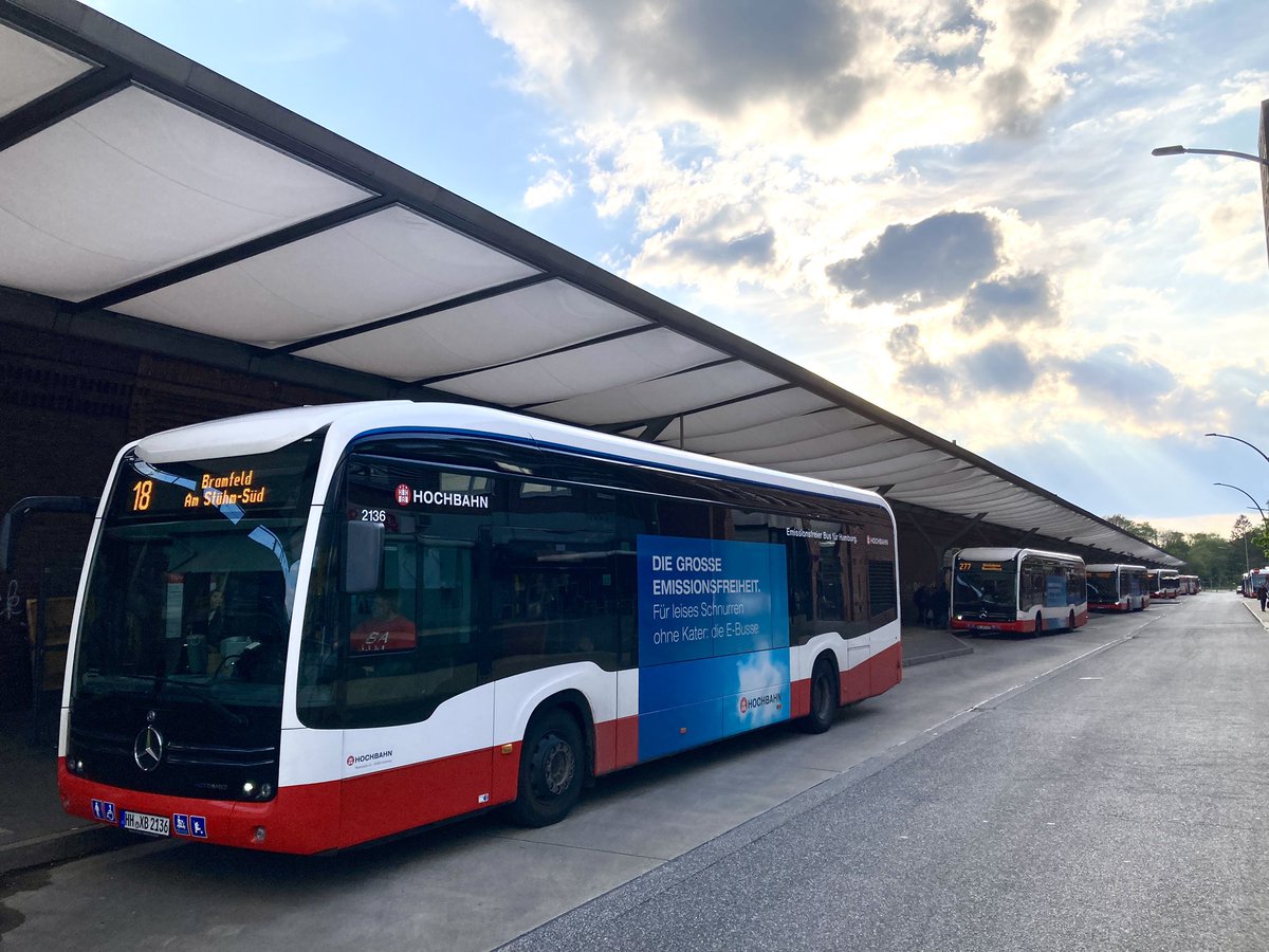 #MercedesBenz #DaimlerBuses #Evobus #eCitaro #eMobility #USBarmbek #HVV #Hochbahn #Hamburg #Barmbek #ÖPNV