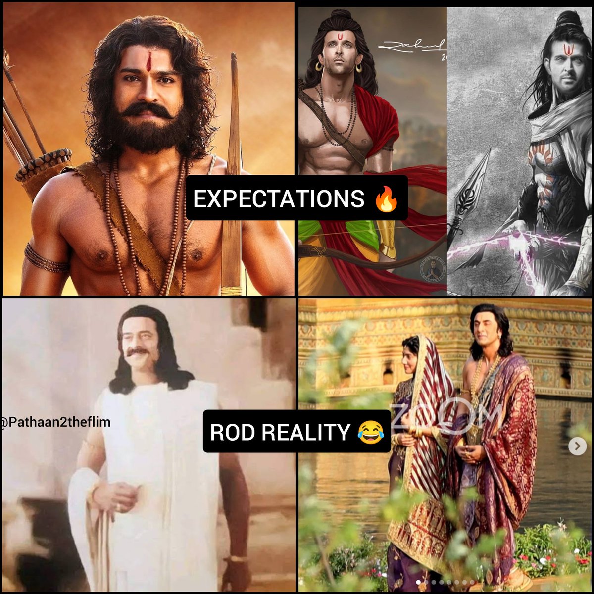 #Ramayana

 Expections 🔥                      ROD Reality 🤮