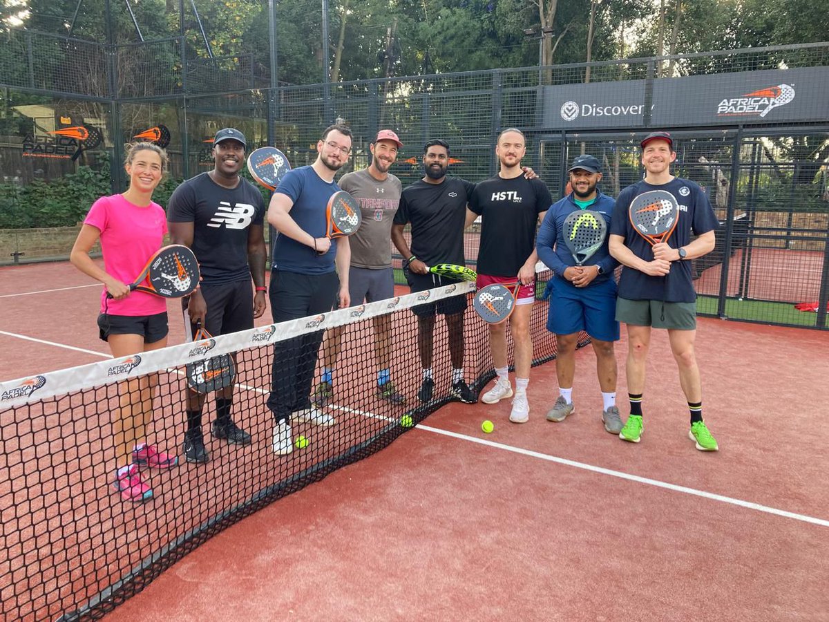 Fun early morning with some of Africa's finest VC operators for spot of #Paddle 🏓 to see out a busy week of conference bingo in 🇿🇦 #Joburg #Africa #Investors #Events #V54
