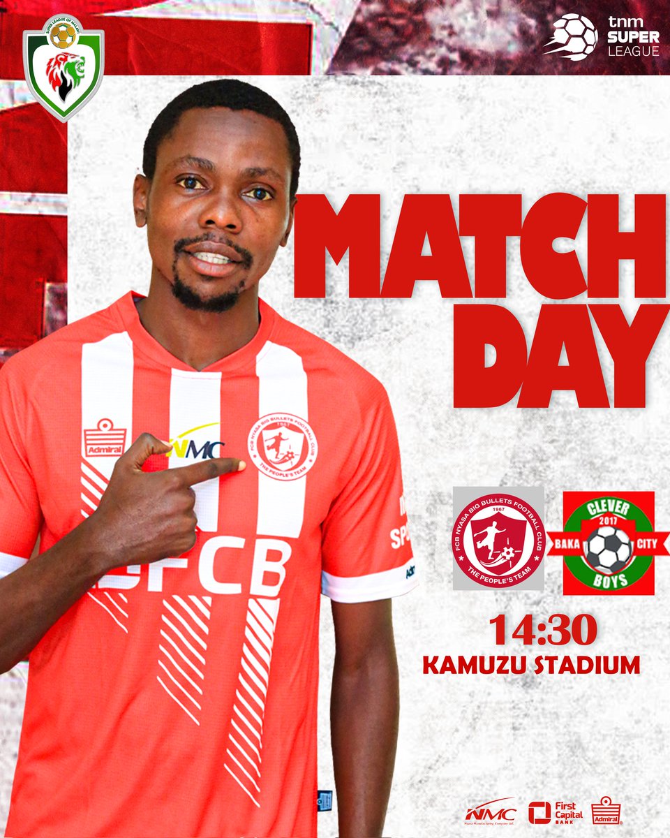 nyasabigbullets's tweet photo. π΄MATCH DAY π’ Welcoming the Clever Boys to Kamuzu Stadium ποΈ #NBBBAC
#FCBNyasaBigBullets #YesMaule #ThePeoplesTeam #Matchday https://t.co/bbnERoDtI1