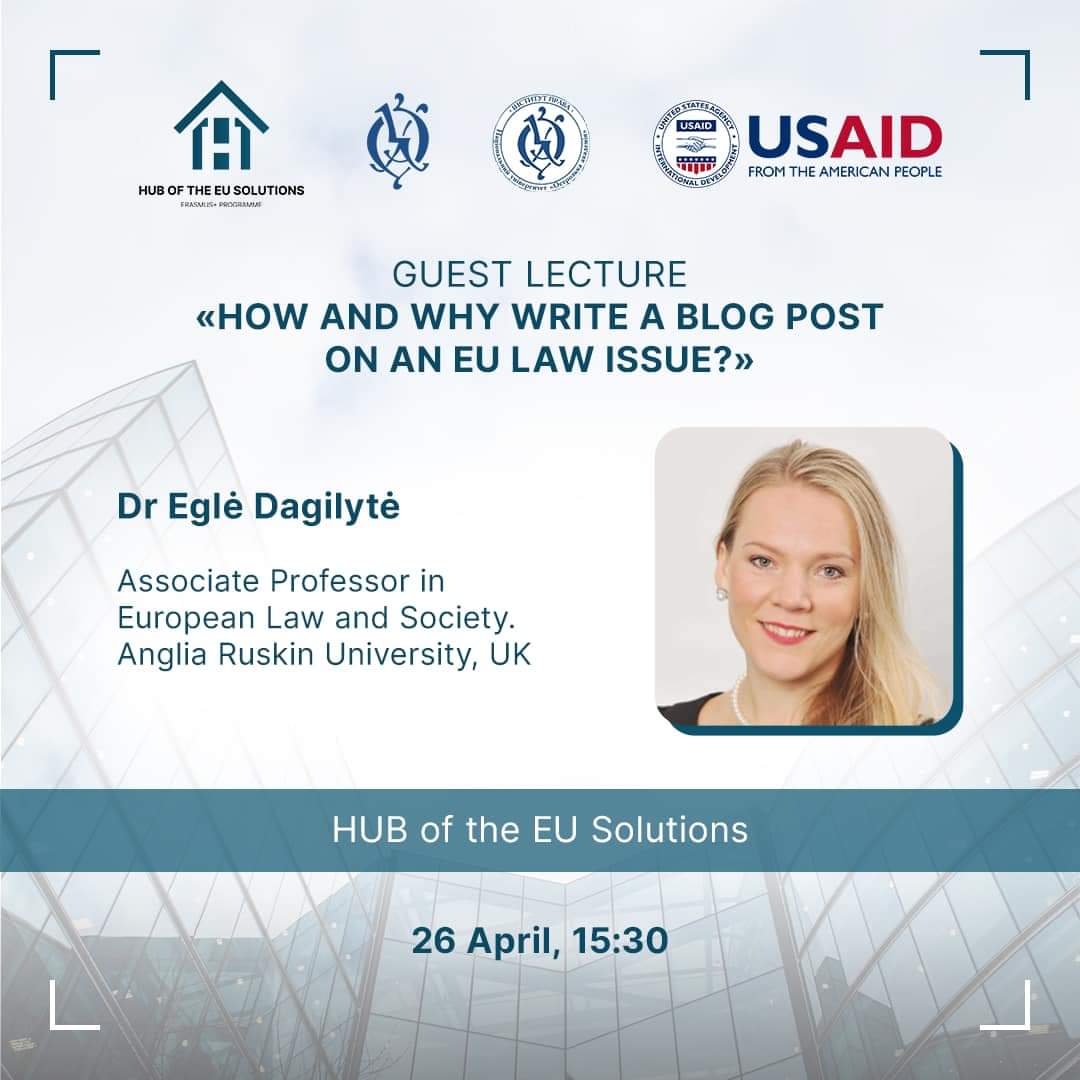 Dr Egle Dagilyte (@egledagilyte) on Twitter photo It was wonderful to meet <a href="/oaedu/">Острозька академія</a> students again, to discuss why and how to write a blog post on an #EUlaw issue, and what #employability benefits #LegalBlogging brings. Thank you to those who attended and asked excellent questions! 🙏💡
<a href="/ARU_Business/">ARU Faculty of Business And Law</a> It was wonderful to meet <a href="/oaedu/">Острозька академія</a> students again, to discuss why and how to write a blog post on an #EUlaw issue, and what #employability benefits #LegalBlogging brings. Thank you to those who attended and asked excellent questions! 🙏💡
<a href="/ARU_Business/">ARU Faculty of Business And Law</a>