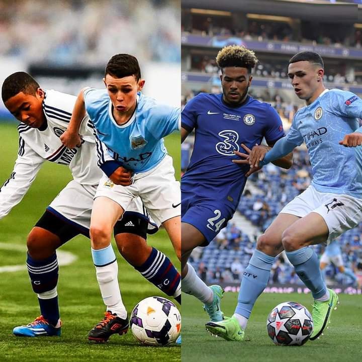 🔴 In Reece James' mind: 'Wait a second, this has happened before!!' 💭

Indeed, the 2021 UCL final showdown between James & Phil Foden already took place in 2014 when both players represented Chelsea and Man City respectively at the youth level.

#SportsHistory 💙🤍⚽