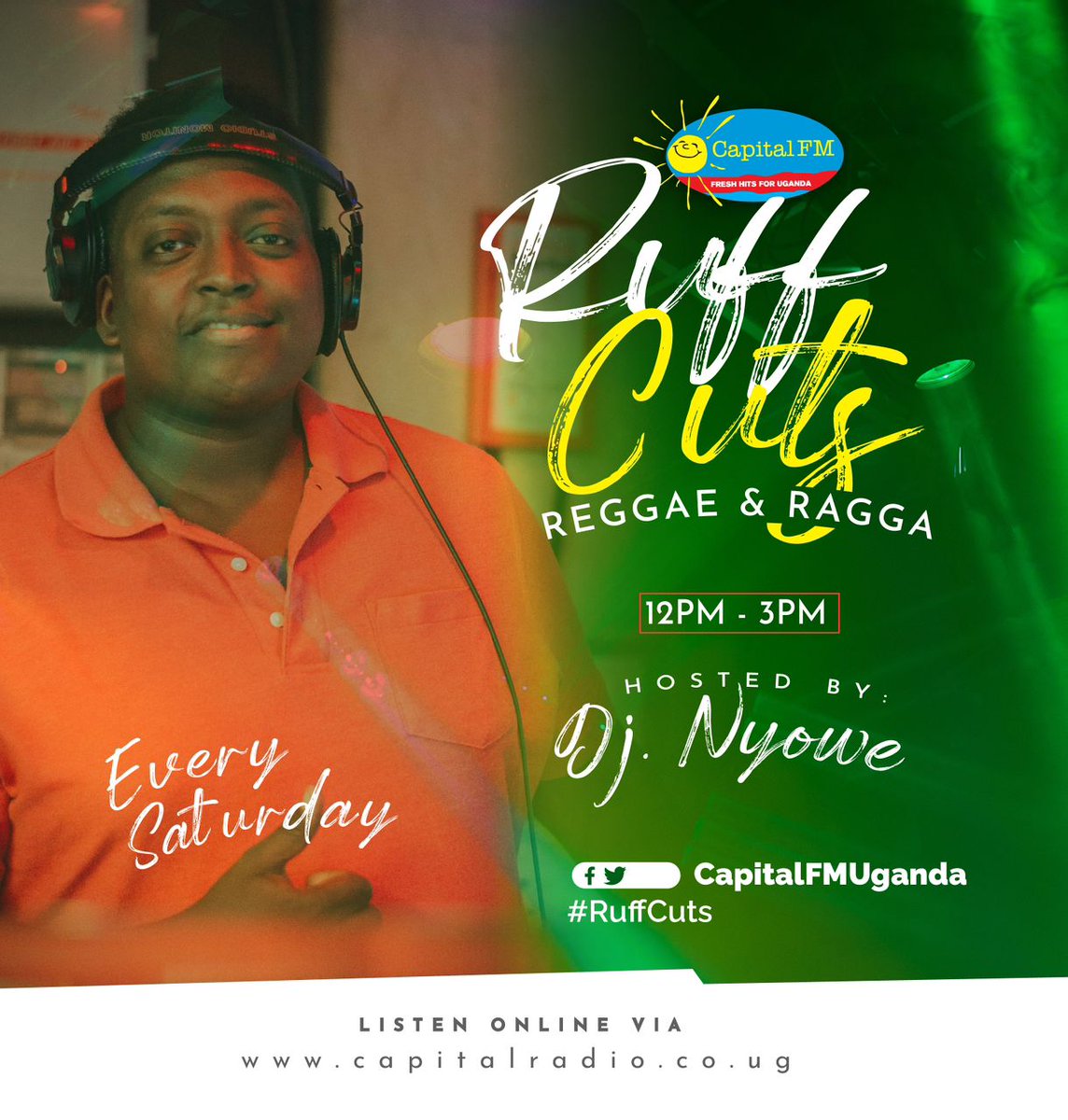Let's do some REGGAE from Midday till 3PM 📌🔥🔥 #RuffCuts We start off with some roots 🫚