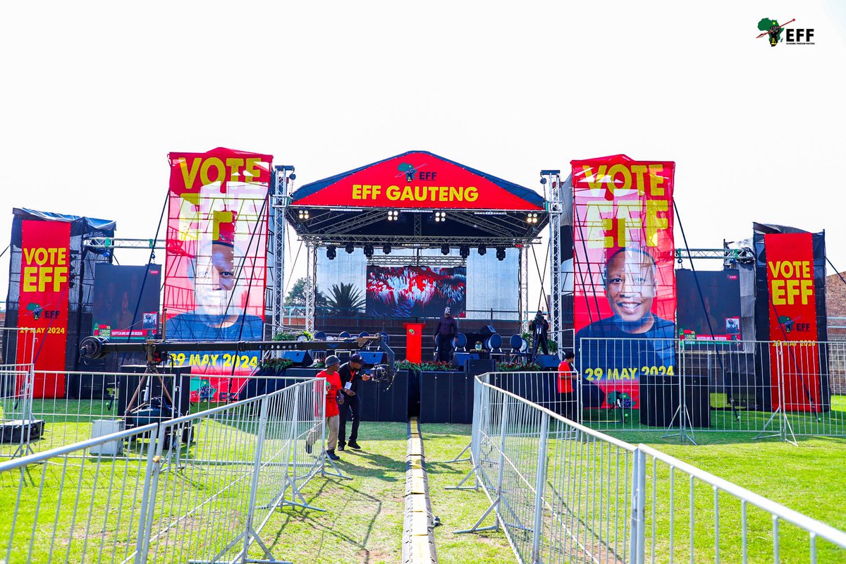 [IN PICTURES]: President @Julius_S_Malema will address the EFF Alexandra Freedom Day Rally today. Watch Live on EFF Social Media Platforms. #EFFFreedomDayRally