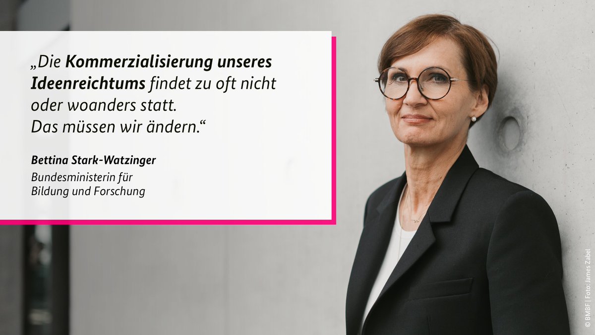 „Wir haben viele kluge Köpfe in den Hochschulen und Forschungseinrichtungen“, sagt BM @starkwatzinger im Interview mit @tonline. Ideen sollen schneller in den Markt und die Gesellschaft mit der #DATI und der @SPRIND. 👉 t-online.de/nachrichten/de…