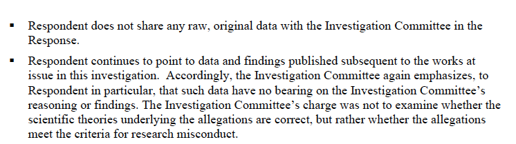Well, perhaps you should provide raw, original data (if they ever exist) to the Investigation Committee, rather than complain against a random tweet. For your information, I attach an excerpt from the Dias Investigation Committee Report > @rdias495 nature.com/magazine-asset…