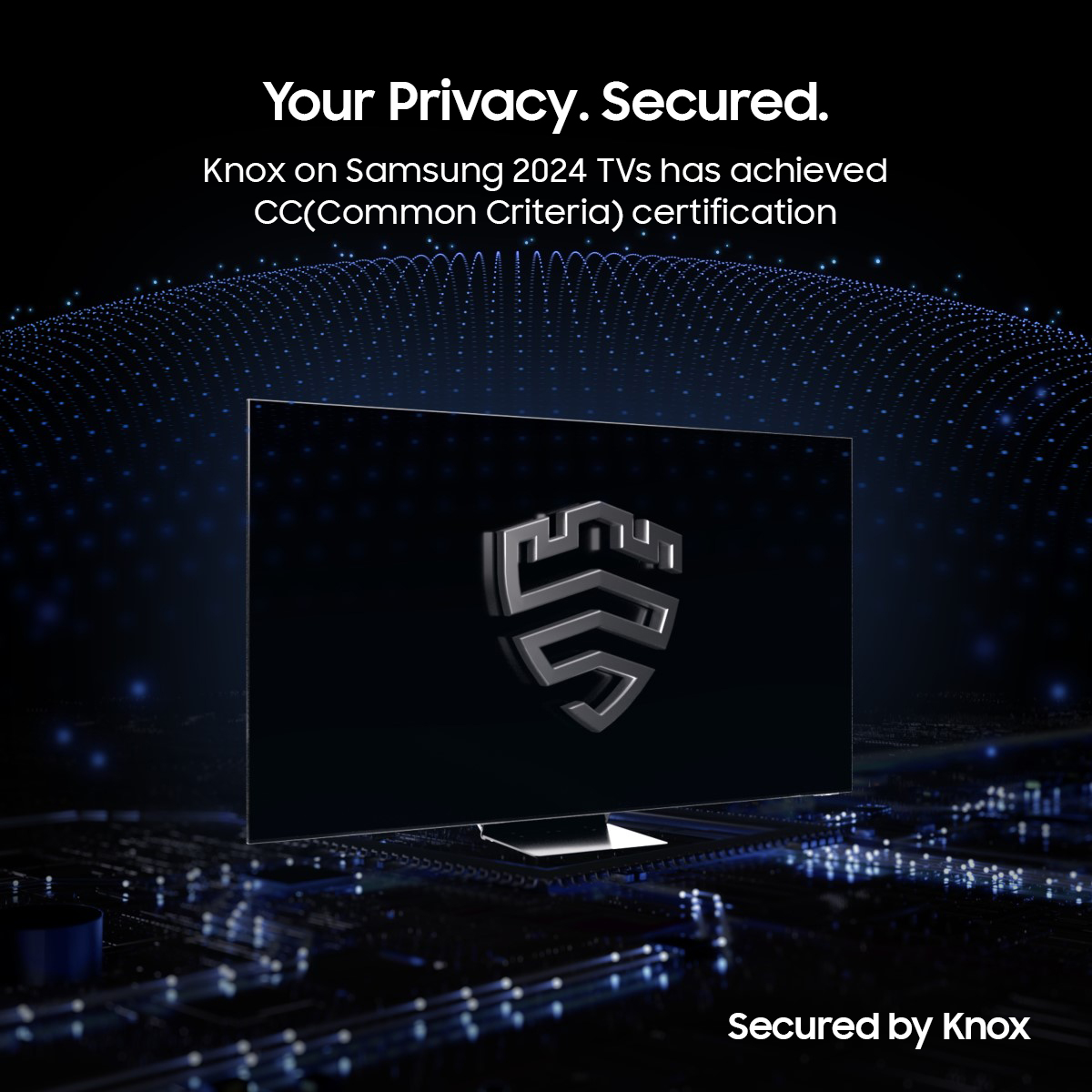 Samsung #SmartTVs are built with security in mind, actively protecting against potential hacking threats. ✔ Smart home security ✔ Multi-layered security ✔ Phishing website blocking ✔ Regular updates Learn all about it, here spr.ly/6014bFvGm #Privacy #SamsungKnox