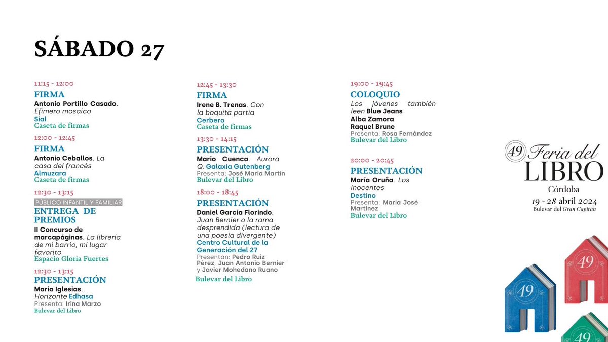 ¡Tenemos todo este sábado por delante! #FDLCórdoba24