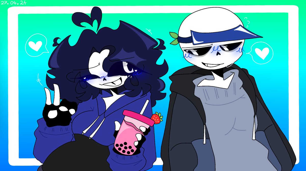 InfamousGoober's tweet photo. Boba Date! 🍓💖 <3
˚₊‧꒰ა 💌 ໒꒱ ‧₊˚
#SwitchTale 🫐💙 https://t.co/PRxwo2Bmgl