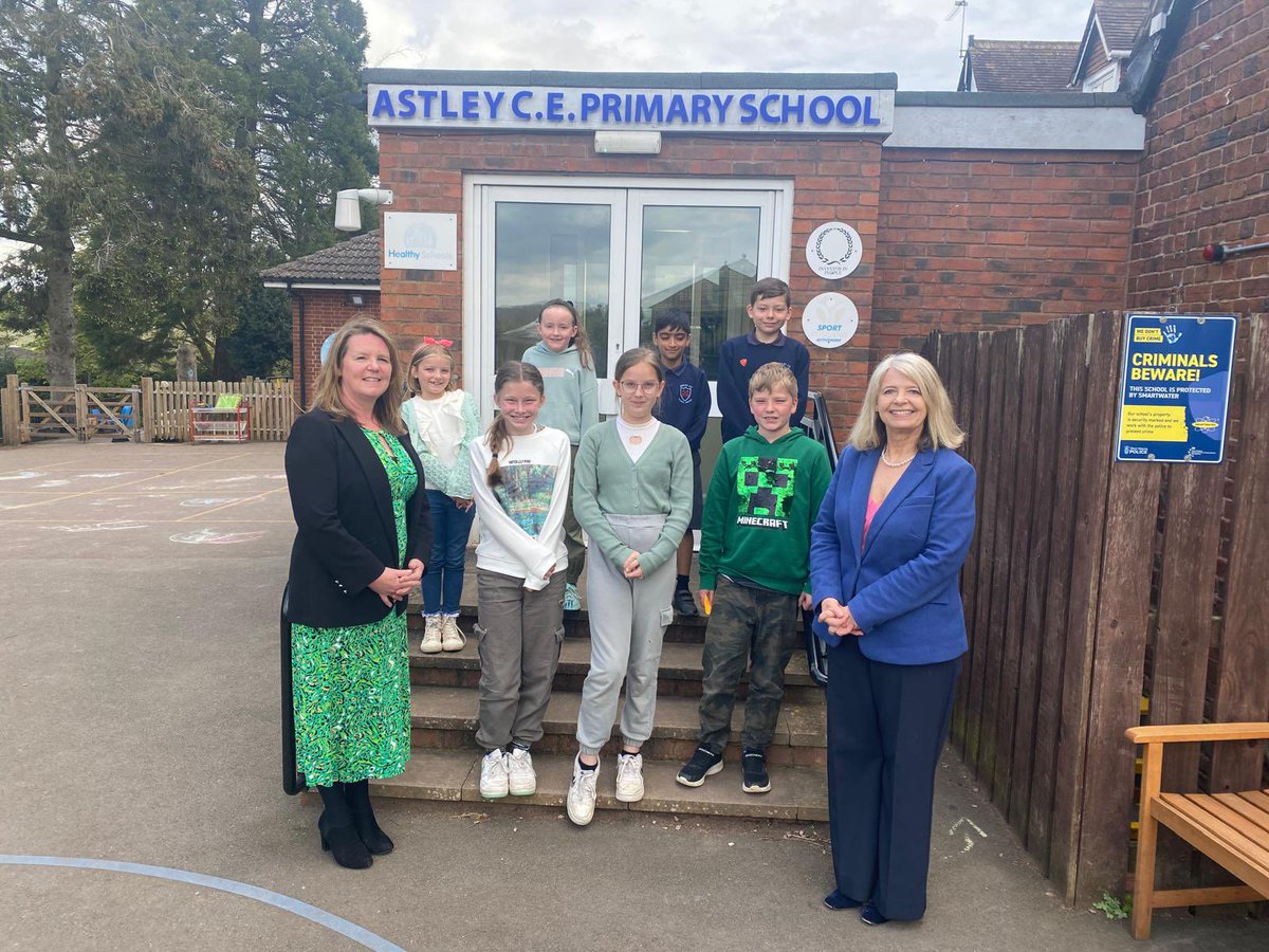 The pupils at Astley Church of England Primary School are a credit to their teachers, their families and the community. I enjoyed debating and discussing democracy with children from Key Stage 2.