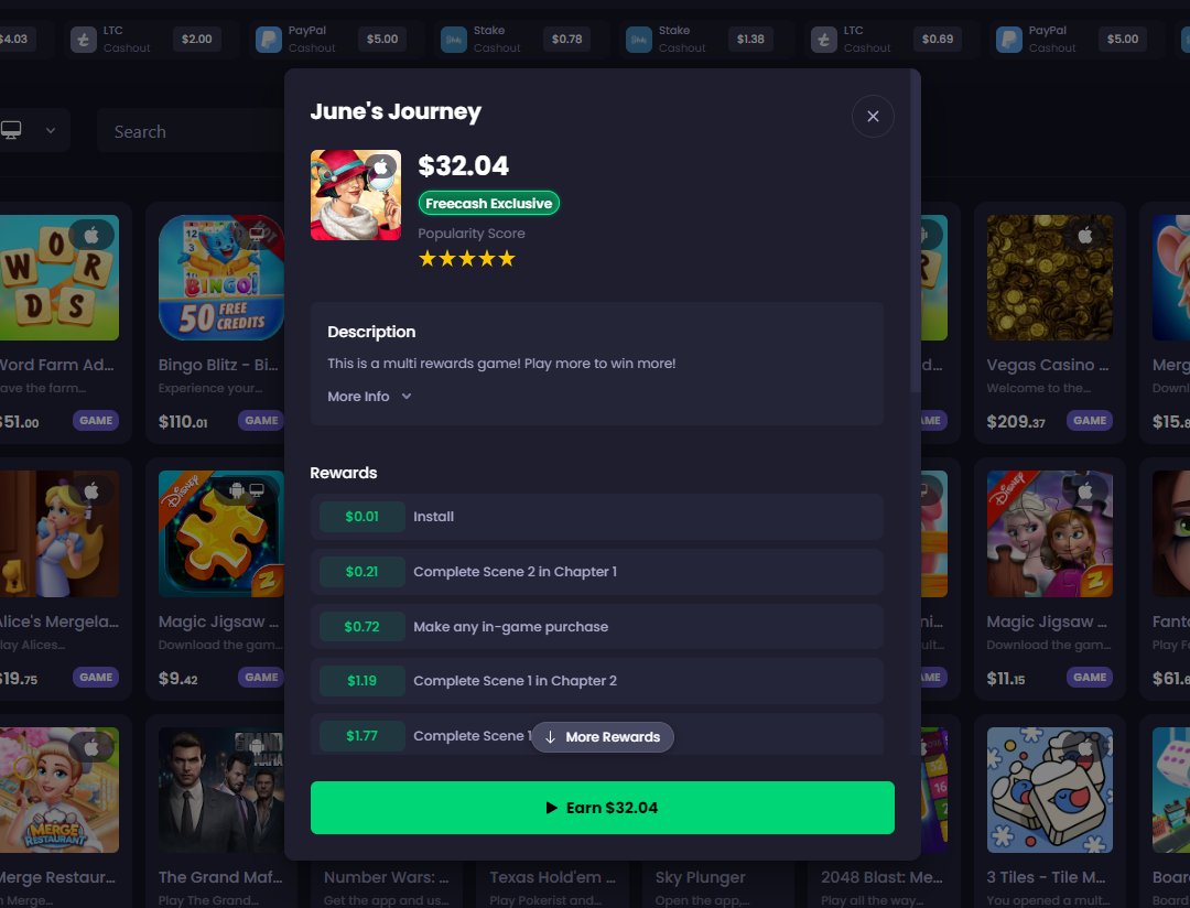 Earn $32 playing #junesjourney on #freecash

Fun #puzzle / #strategy game to play on your #ios #iphone - get paid as you pass levels, withdraw your money instantly as #crypto or #paypal or #giftcards

Join - freecash.com/r/af54d127cd

#gaming #applegames #iosgames #mobilegames #btc