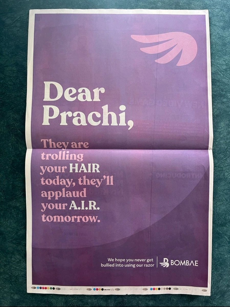 Bombay Shaming Company apart from everything else horrible about this ad, do you realise that 'we hope you never get bullied into using our razor' sounds really suicidal?