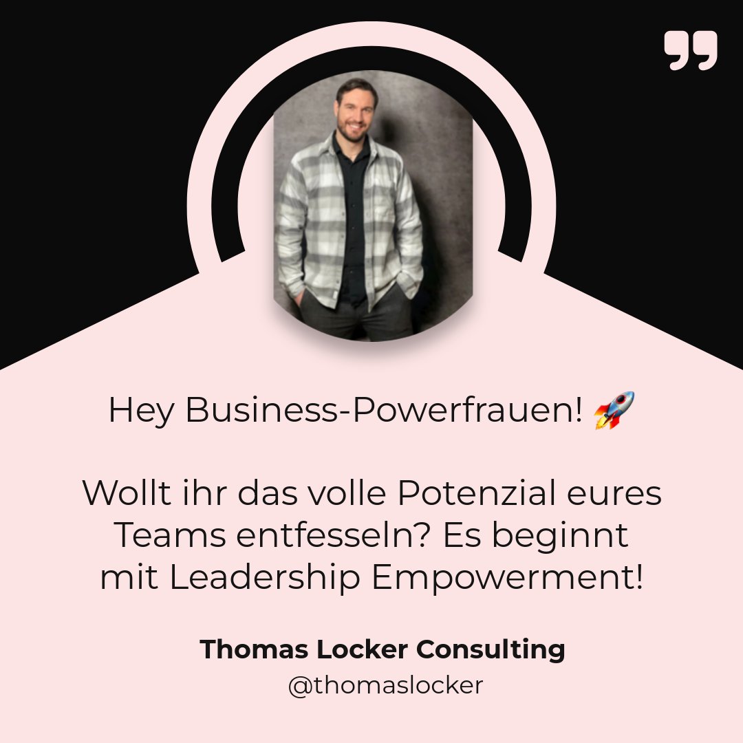 Leadership ist mehr als nur Anweisungen geben. Es geht darum, Vertrauen zu schaffen und eurem Team zu zeigen, dass ihr an sie glaubt. 🤝 Teilt eure Erfahrungen und lasst uns gemeinsam wachsen! 💪 Folgt uns für mehr Business-Insights. #LeadershipEmpowerment #BusinessWomen