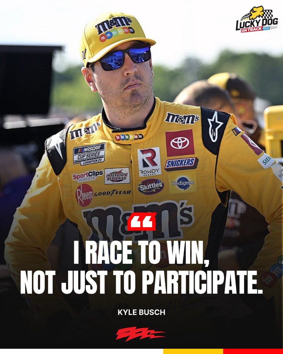 Driven by victory! 🏆 Kyle Busch's winning mindset. 💥 Comment if you agree!

#nascar #racing #Motorsports #kylebusch #nascarnews#TalladegaSuperspeedway