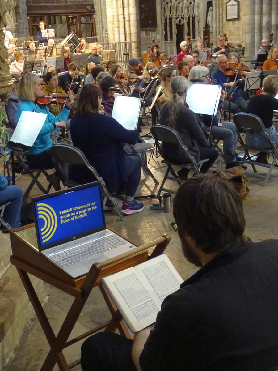 We’re bucking the trend by inviting audience members to use their mobile phones during this evening’s concert at @ExeterCathedral  to help them connect with the music - Elgar’s Falstaff. Slides will tell the Falstaff during the music. 

Book here: ticketsource.co.uk/devonphilharmo…