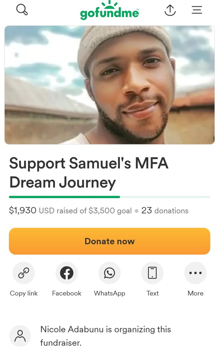 Been pinching my skin all morning. Somehow, within a few hours - we are already more than halfway through this journey. This particular generosity has left be gobsmacked 😭 Gradually getting closer to the goal, guyyyssss!!!! GoFundMe Link:gofundme.com/f/support-samu…
