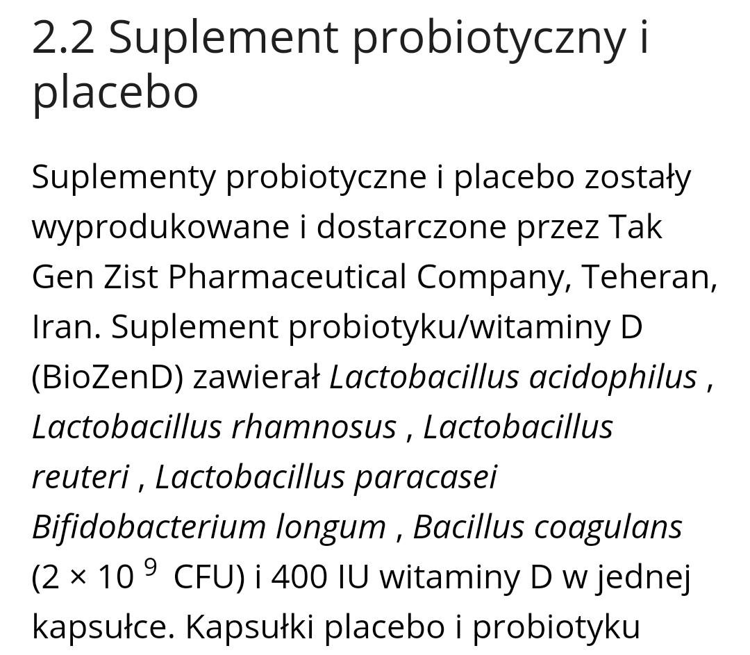 #Probiotyki to bardzo ogólne pojęcie, dlatego przy takich badaniach warto zawsze zajrzeć jaki miał skład. Te z badania raczej będą w jogurtach i kefirach. W ogórkach kiszonych będą takie:
Lactobacillus plantarum, Pediococcus cerevisiae i Leuconostoc mesenteroides