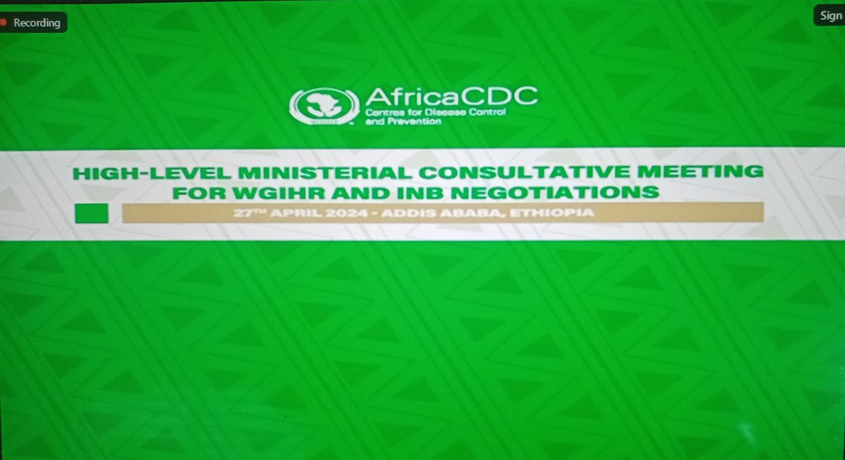 Africa consultation for Pandemic Treaty guided by solidarity, fairness, transparency, inclusiveness, and equity. @AfricaCDC @HealthZA @WHOAFRO @UCT_SPH @WitsSPH @StellenboschUni @UPTuks @PublicHealthSA @russ421 @TekanoSA @thirdworldq @SADC_News