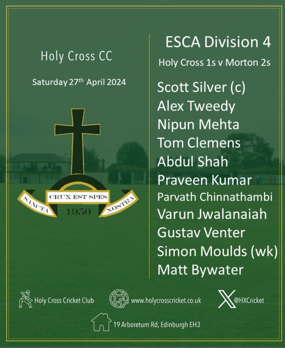 Holy Cross Cricket tweet media