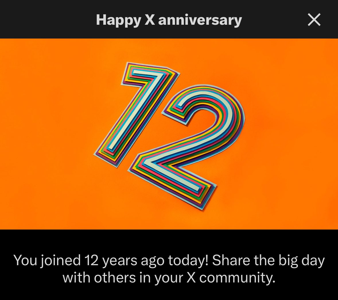 12 years anniversary for my first Twitter profile 👵🏻 I wish it were the anniversary of my first #Bitcoin acquisition 😵‍💫😬