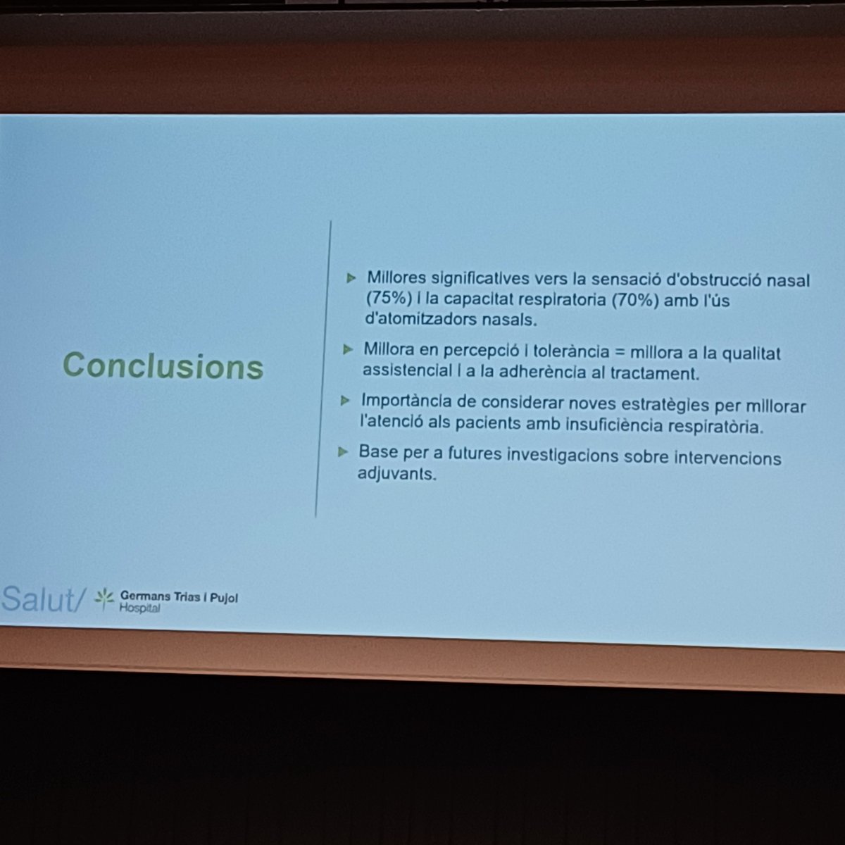 🔵 XLI Diada Pneumològica

SESSIONS SIMULTÀNIES DE PÒSTERS 

Experiència pràctica d´infermeria. 
Estudi sobre 80 pacients.

#SOCAPdiada2024 #JosocSOCAP #pneumologia @csapg_