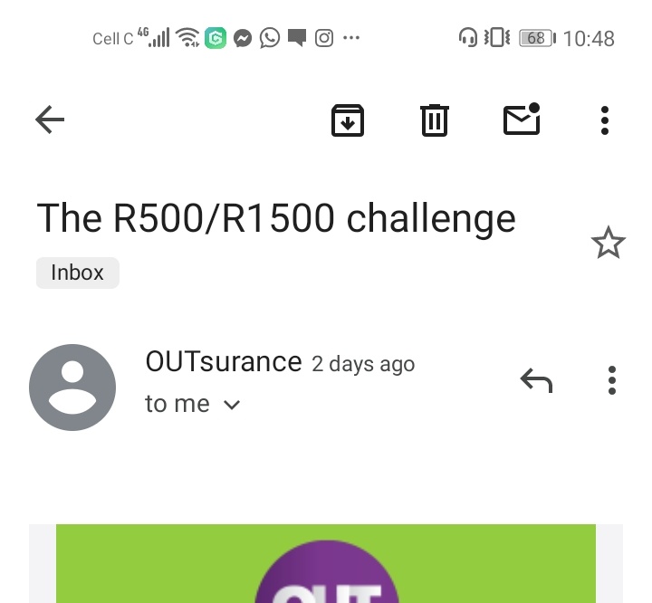 ChowderNkosi's tweet photo. @OUTsurance hi, I was sent this email.. and you couldn't beat my current insurance premium. Nothing has been said with the R500. How do I go about to claim? https://t.co/MvW1ZxGEvM