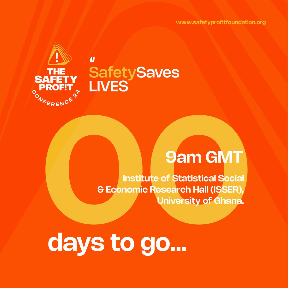 It’s TODAY!!! We can’t wait to see you there!!! It’s going to be an amazing and incredible experience. #SafetySavesLives #thesafetyprofitconference #tspc