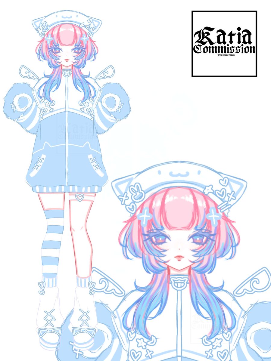 🩵NEW DEAIGN DROPPED! 🤍READY TO ADOPT~ 🩵Baby Blue Cat what u get: -live2d FullBody Vtuber Model -Character sheet -5 expressions 🤍More info on the comments . . . #Vtuber #VTuberUprising #VtuberDebut #Live2D #Live2DWIP #commission #adoptable #Live2DShowcase
