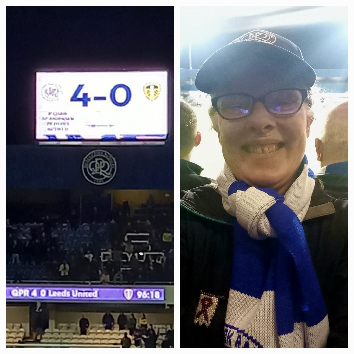 What a superb team performance from @QPR last night. Very happy to secure our place in the Championship for next season. Been supporting the Rs since my diagnosis when the club gave free tickets for our Positive Youth group to attend a game in early 1990s.