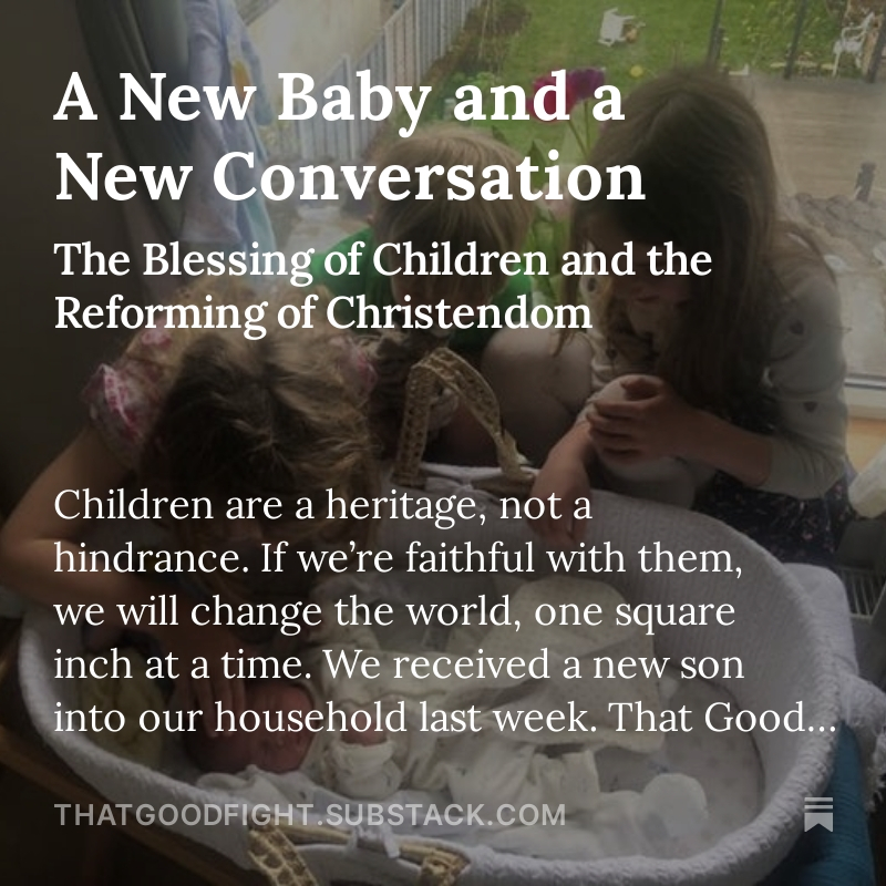 'Some couples are reticent about having more children today as they can’t imagine being able to cope with the change of dynamic in their family, in their lifestyle, in their finances. They have been taught by our anti-natal society to see children as a burden, not as a blessing.'